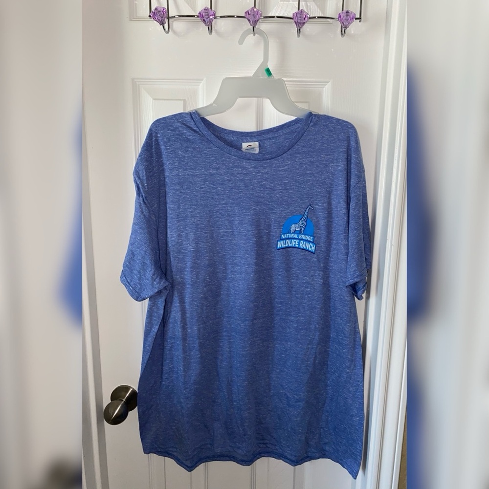 Royal Snow Blue Natural Bridge Wildlife Ranch Shirt